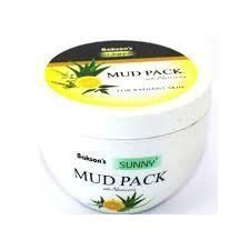 Mud Pack Aloevera With Neem, Tulsi and Lemon - Baksons Homeopathy - alldesineeds