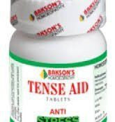 Tense Aid Tablet Mental & Physical Debility (75 Tabs each) - Baksons Homeopathy - alldesineeds