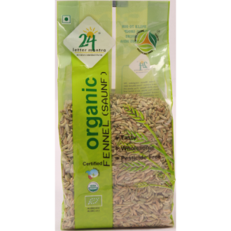 Buy 24 Letter Mantra Organic Fennel (Saunf) 100 g online for USD 12.34 at alldesineeds