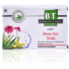 Buy 2 x Willmar Schwabe India B&T Akne - Sor Soap (75g) each online for USD 12.74 at alldesineeds