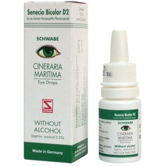 Buy 2 x Willmar Schwabe Germany Cineraria Maritima D2 Eye Drops (10ml) each online for USD 12 at alldesineeds