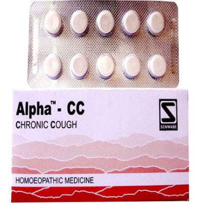 Buy 2 x Willmar Schwabe India Alpha CC (Chronic Cough) (40tab) each online for USD 15.2 at alldesineeds