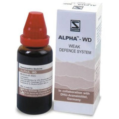 Buy 2 x Willmar Schwabe India Alpha WD (Weak Defence System) (30ml) each online for USD 14.87 at alldesineeds