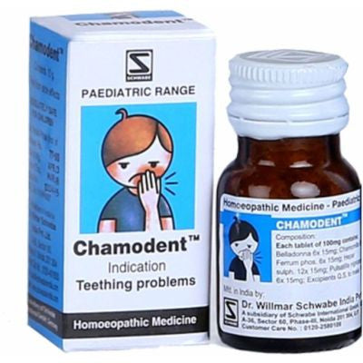 Buy 2 x Willmar Schwabe India Chamodent (10g) each online for USD 16.29 at alldesineeds