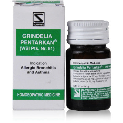 Buy 2 x Willmar Schwabe India Grindelia Pentarkan (20g) each online for USD 19.19 at alldesineeds