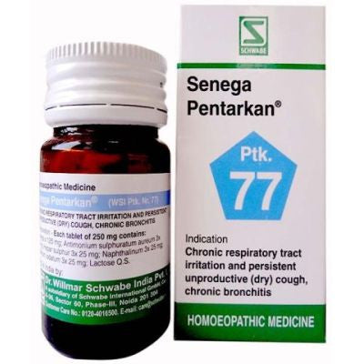 Buy 2 x Willmar Schwabe India Senega Pentarkan (20g) each online for USD 19.19 at alldesineeds