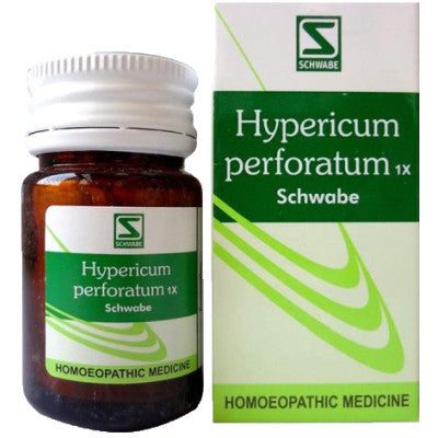 Buy 2 x Willmar Schwabe India Hypericum Perforatum 1X Tablets (20g) each online for USD 18.15 at alldesineeds