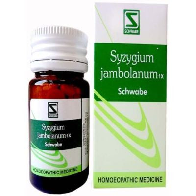 Buy 2 x Willmar Schwabe India Syzgium Jambolanum 1X Tablets (20g) each online for USD 18.15 at alldesineeds
