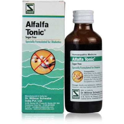 Buy 2 x Willmar Schwabe India Alfalfa Tonic (Diabetic) (100ml) each online for USD 15.74 at alldesineeds