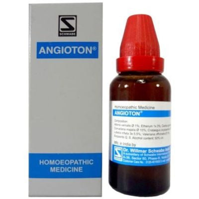 Buy 2 x Willmar Schwabe India Angioton Drops (30ml) each online for USD 18.49 at alldesineeds