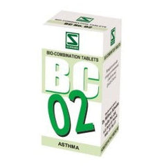 Schwabe Homeopathy Bio Combination 2 Asthma tablets 20gm - alldesineeds