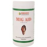 2 x Baksons Mig Aid Tablets (200tab) each - alldesineeds