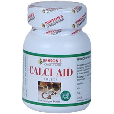 2 x Baksons Calci Aid Tablets (75tab) each - alldesineeds