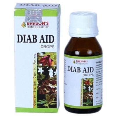 2 x Baksons Diab Aid Drops (30ml) each - alldesineeds