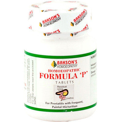 2 x Baksons Formula P Tablets (75tab) each - alldesineeds
