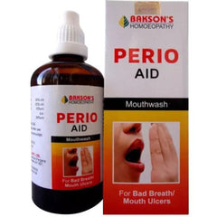 2 x Baksons Perio Aid (Mouth Wash) (100ml) each - alldesineeds
