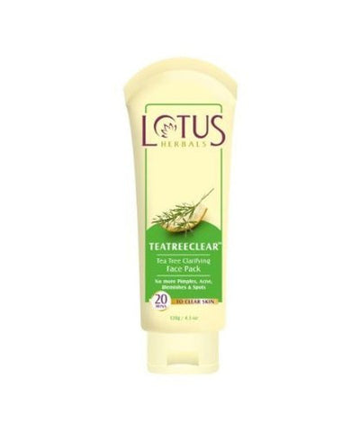 Lotus Herbals Teatreeclear Tea Tree Clarifying Face Pack, 120g - alldesineeds