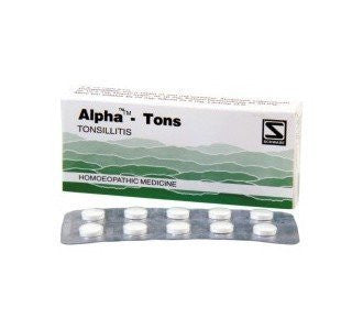 Buy 2 Pack of Alpha Tons tablets for tonsilitis (Total 120 tablets) - Schwabe online for USD 17.85 at alldesineeds