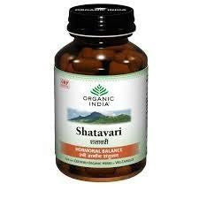 Buy 5 Pack Organic India Shatavari 60 Capsules Bottle (Total 300 Capsules) online for USD 44.85 at alldesineeds