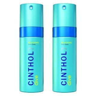 Buy 2 x Cinthol Dive No Alcohol Deo Spray 150 ml each (Total 300 ml) online for USD 19.86 at alldesineeds