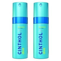 2 x Cinthol Dive No Alcohol Deo Spray 150 ml each (Total 300 ml) - alldesineeds