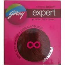 Buy Godrej Expert Natural Brown Powder Hair Colour online for USD 10.45 at alldesineeds