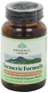Buy 5 Pack Organic India Turmeric Formula 60 capsules (Total 300 capsules) online for USD 51.04 at alldesineeds