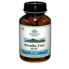 Buy 4 Pack Organic India Breathe Free 60 Capsules Bottle (Total 240 Capsules) online for USD 38.91 at alldesineeds
