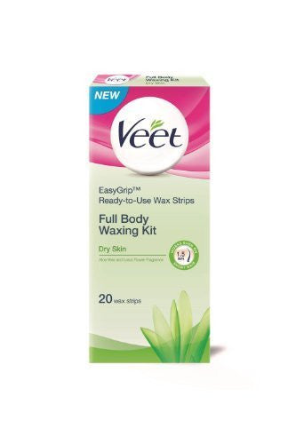 Buy Veet Full Body Waxing Kit - Dry Skin (Pack of 1) online for USD 12.37 at alldesineeds