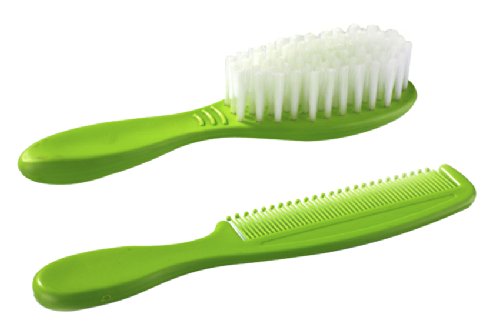 Little's Hair Brush and Comb (Green)