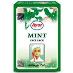Buy Ayur Mint Face Pack (Antiseptic Face Pack) 100g (pack of 4) online for USD 33.65 at alldesineeds