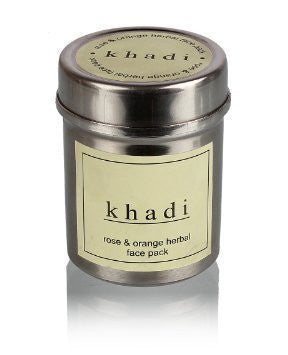 2 x Khadi Rose & Orange Face Pack 50 gms each (Total 100 gms) - alldesineeds