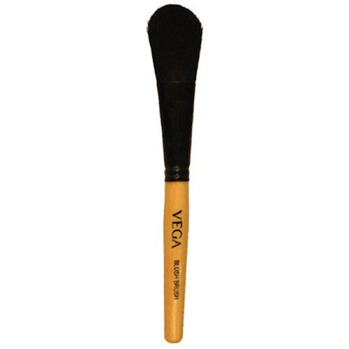 Buy Vega Blush Brush with Wooden Handle and Natural Animal/Synthetic Hair online for USD 12.05 at alldesineeds