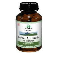 Buy 4 Pack Organic India Herbal Antibiotic 60 Capsules Bottle (Total 240 Capsules) online for USD 39.9 at alldesineeds