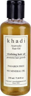 Buy 5 X Khadi Ayurvedic Hair Growth Vitalising (Paraben Free) Hair Oil(210 Ml) online for USD 84.47 at alldesineeds