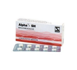Buy 3 Pack of Alpha SH for sinus headache (Total 120 tablets) - Schwabe Homeopathy online for USD 15.2 at alldesineeds