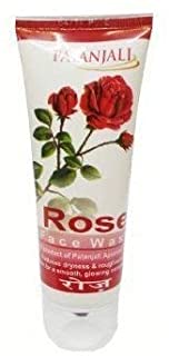 Patanjali Rose Face Wash, 60ml (Pack of 3)