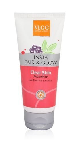 Buy VLCC Insta Fair & Glow Clear Skin Mulberry & Licorice Face Wash 50ml online for USD 10.76 at alldesineeds