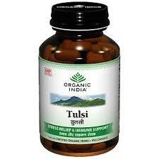 Buy 5 Pack Organic Tulsi 60 Capsules Bottle (Total 300 Capsules) online for USD 44.85 at alldesineeds