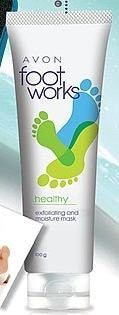 Avon Foot Works 2 in 1 Exfoliating and Moisture Mask - alldesineeds