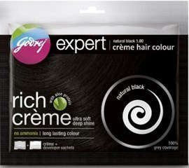 Buy 5 x Godrej Expert Rich Creme Hair Colour Natural Black 40 gm each (Total 200ml) online for USD 12.8 at alldesineeds