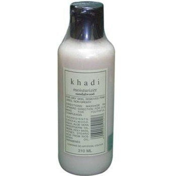 2 x Khadi Sandalwood Kesar Moisturizer 210 ml each (Total 420 ml) - alldesineeds