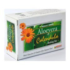 BAKSONS Sunny Herbals 3 x Aloevera/Calendula Soaps (3 x 75 gm each) - alldesineeds