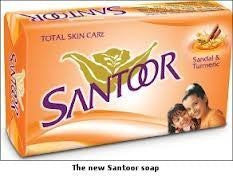 Buy Santoor Sandal & Turmeric Soap - 100g (Pack of 3) online for USD 9.3 at alldesineeds
