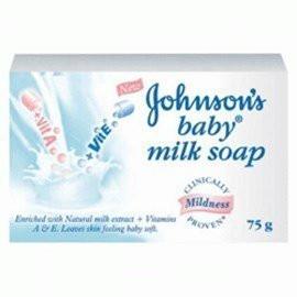 4 x Johnson & Johnson Baby Milk Soap 75 gm - alldesineeds