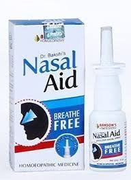 2 pack of Nasal Aid Nasal Spray - Baksons Homeopathy - alldesineeds