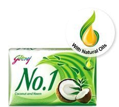Buy Godrej No. 1 Coconut Neem Soap 115gram online for USD 9.87 at alldesineeds
