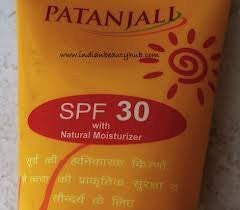 Buy 3 Pack Divya Patanjali Sun Screen Cream - 50gms (Total 150 gms) online for USD 21.26 at alldesineeds