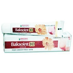 Buy 5 Pack of Baksoint 10 Cream for crack free skin - Baksons Homeopathy online for USD 31.82 at alldesineeds