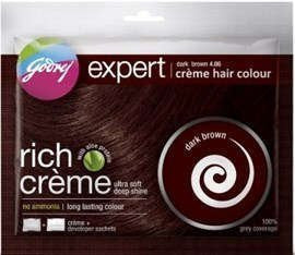Buy 5 x Godrej Expert Rich Creme Hair Colour Dark Brown 40 gm each (Total 200gms) online for USD 12.8 at alldesineeds